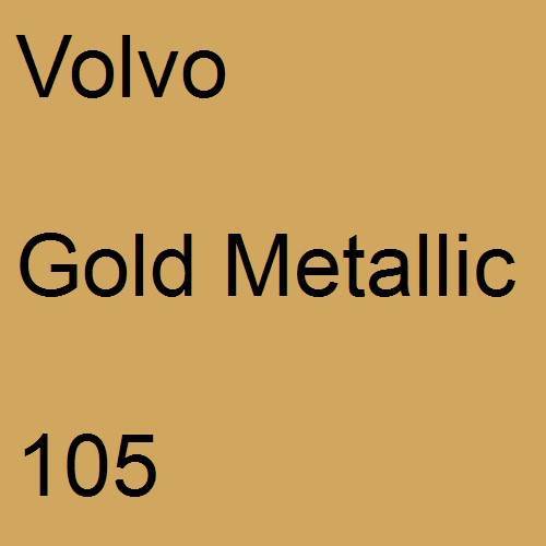 Volvo, Gold Metallic, 105.